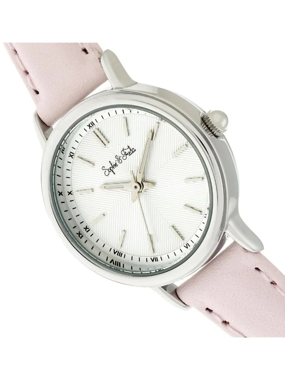 NWT Sophie And Freda Berlin Quartz Silver Dial Ladies Watch